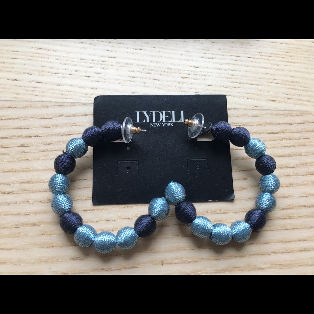 Lydell New York wrapped ball hoop in blue